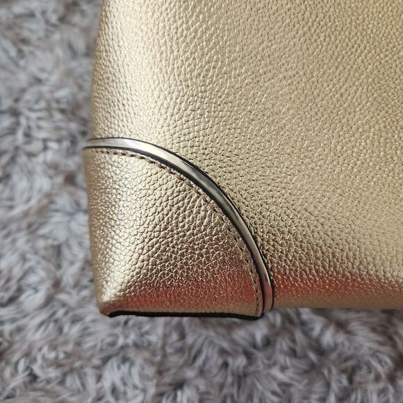 Michael Kors Mercer Gallery Medium Tote Gold Leather - Picture 4 of 15